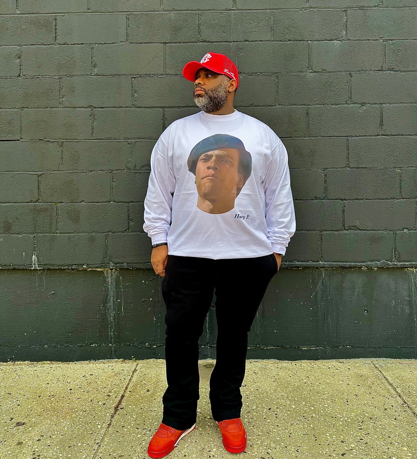 Huey P. Long Sleeve Heavy T-Shirt