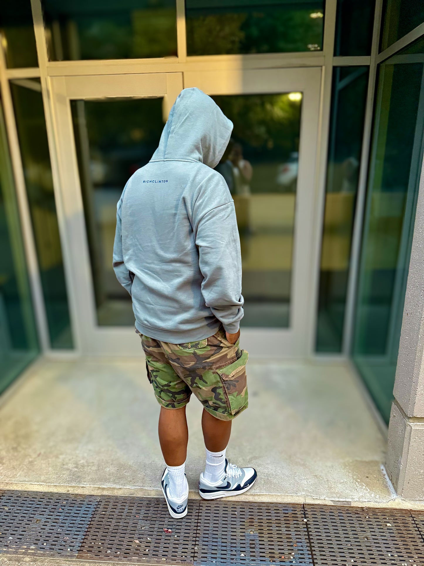 “RCNY” MAGIC BLUE HOODIE (Oversized Fit)