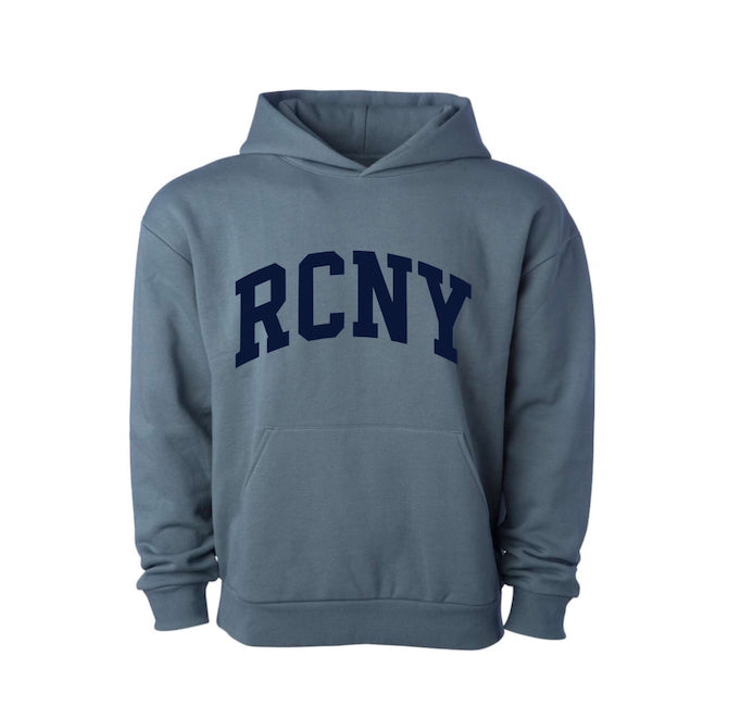 “RCNY” MAGIC BLUE HOODIE (Oversized Fit)