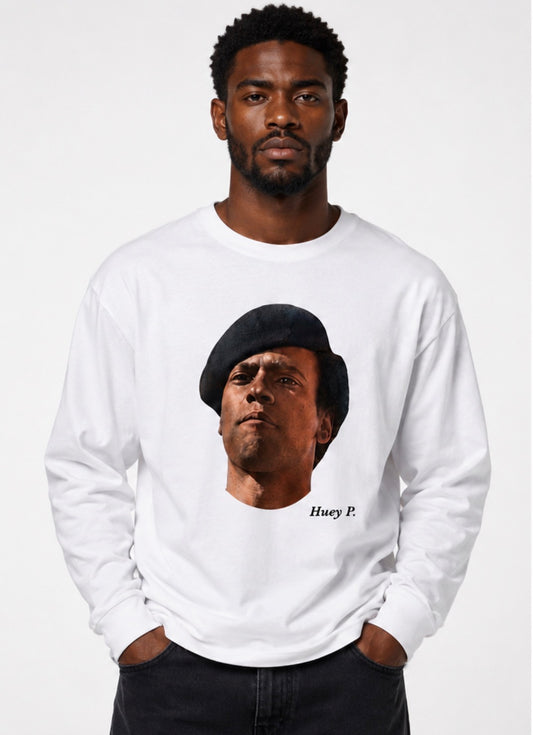 Huey P. Long Sleeve Heavy T-Shirt