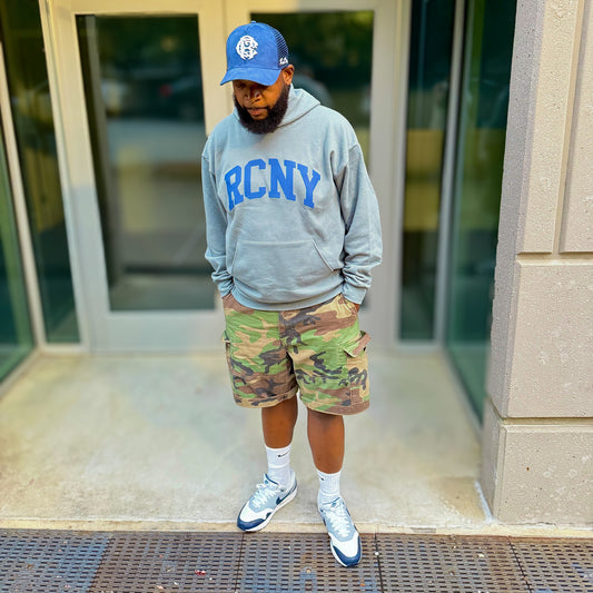“RCNY” MAGIC BLUE HOODIE (Oversized Fit)