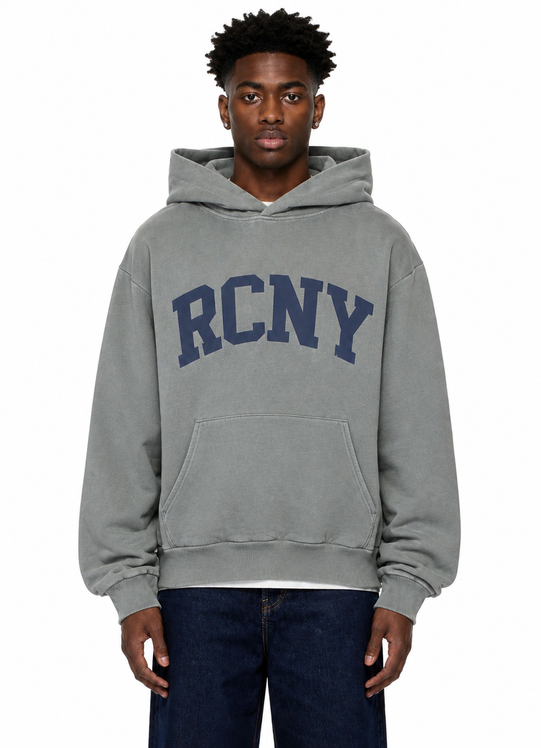 “RCNY” MAGIC BLUE HOODIE (Oversized Fit)